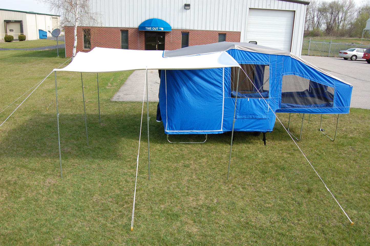 L-Shaped Awning