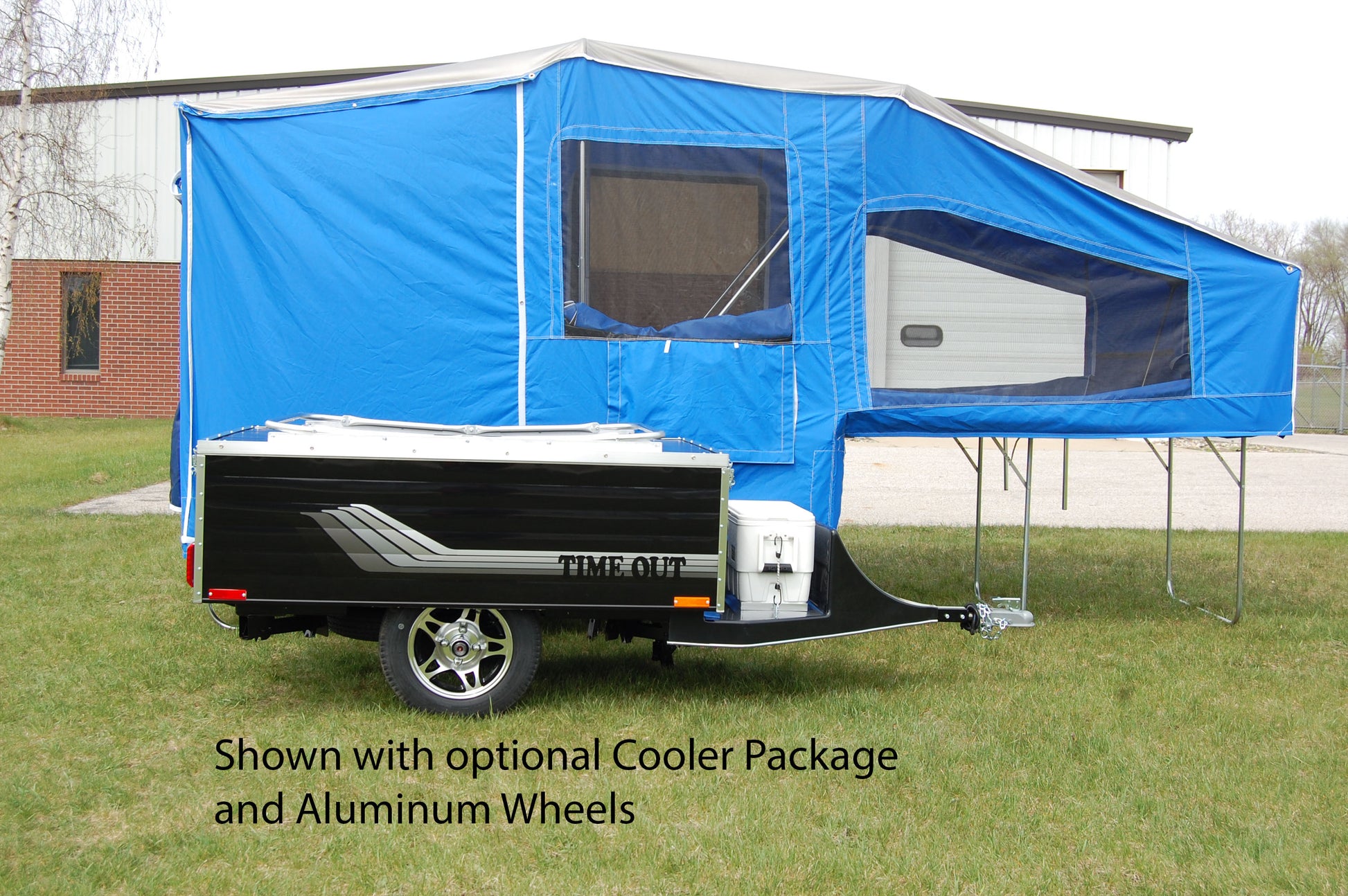 tent on wheels camper Time Out Deluxe – Time Out Trailers